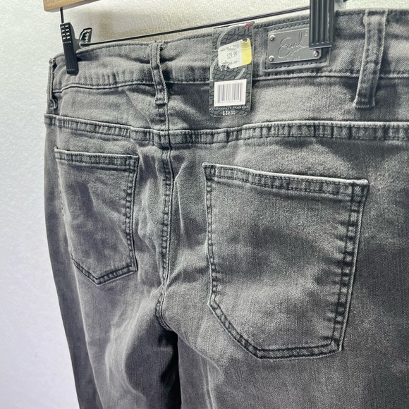 Earl Jeans Black Pearl Skinny Ankle Jeans Womens 14 Plus size stretch NWT 2241 - Picture 12 of 13